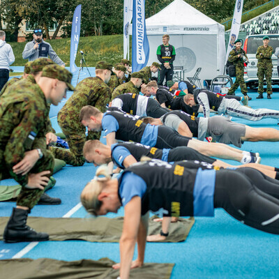 NATO test Kalevi staadion 27.09.2023. Foto Markus Johann Viil 16. pilt